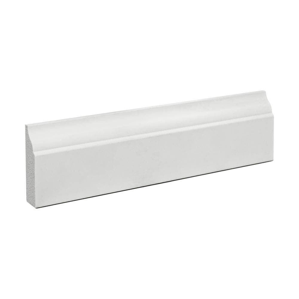 American Pro Decor WM 935 1-5/8 in. x 9/16 in. x 6 in. Long Recycled Polystyrene Door Stop Moulding Sample (1)