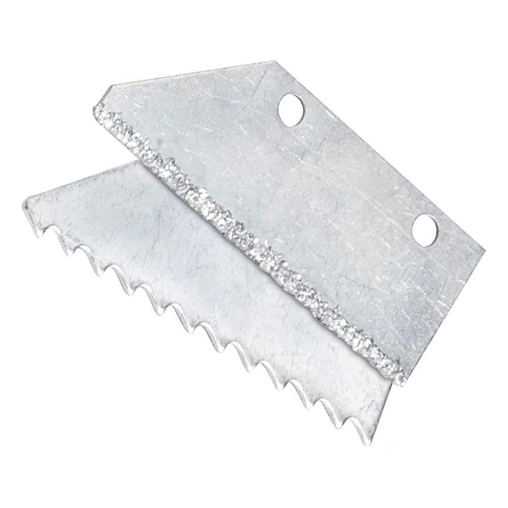 QEP Handheld Grout Saw with Contoured Handle and 2 Blades to Strip, Remove, and Clean Grout (4)