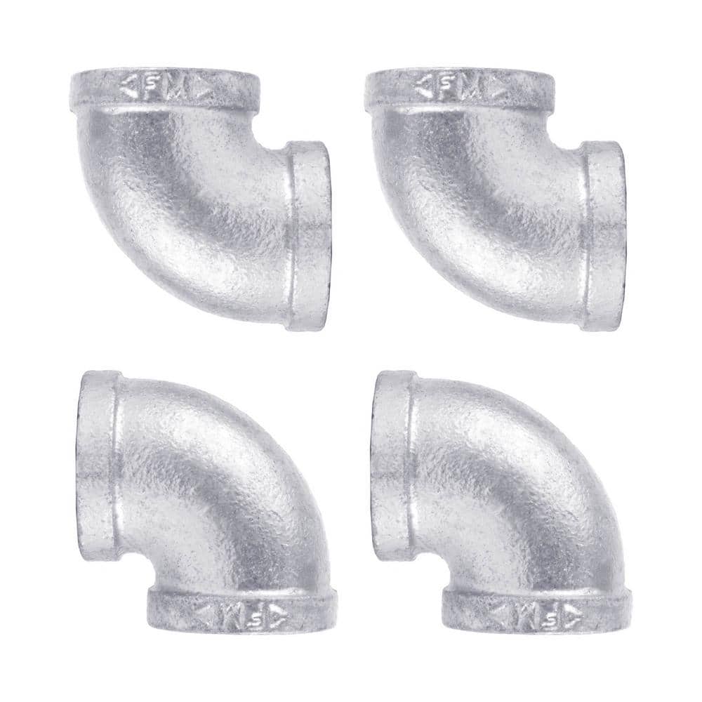 PIPE DECOR 1 in. Galvanized Iron Degree Elbow Fitting (1)