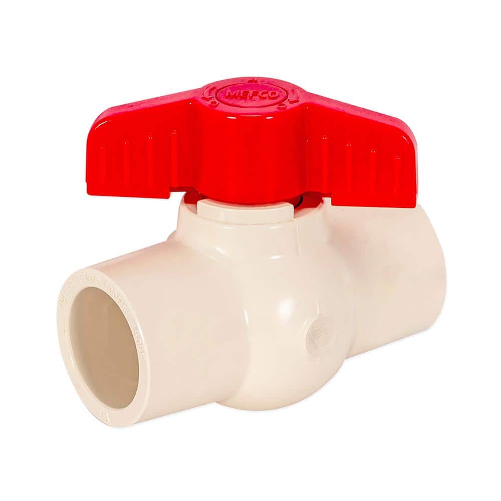 EASTMAN 1 in. Slip x 1 in. Slip Sch. 80 CPVC Ball Valve (3)