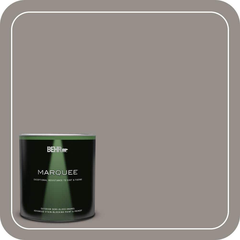 BEHR MARQUEE 1 qt. #QE-59 Water Tower Semi-Gloss Enamel Exterior Paint & Primer