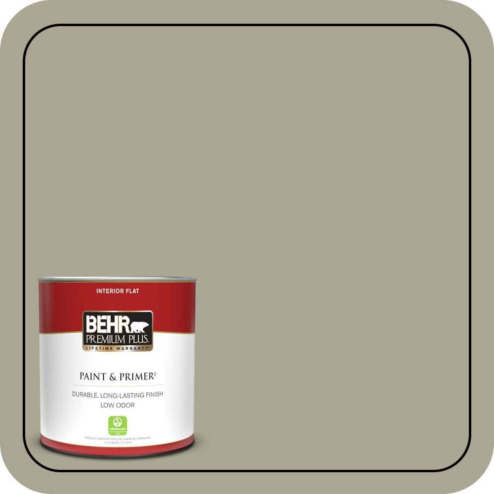 BEHR PREMIUM PLUS #N350-4 Jungle Camouflage Flat Low Odor & Primer (1)