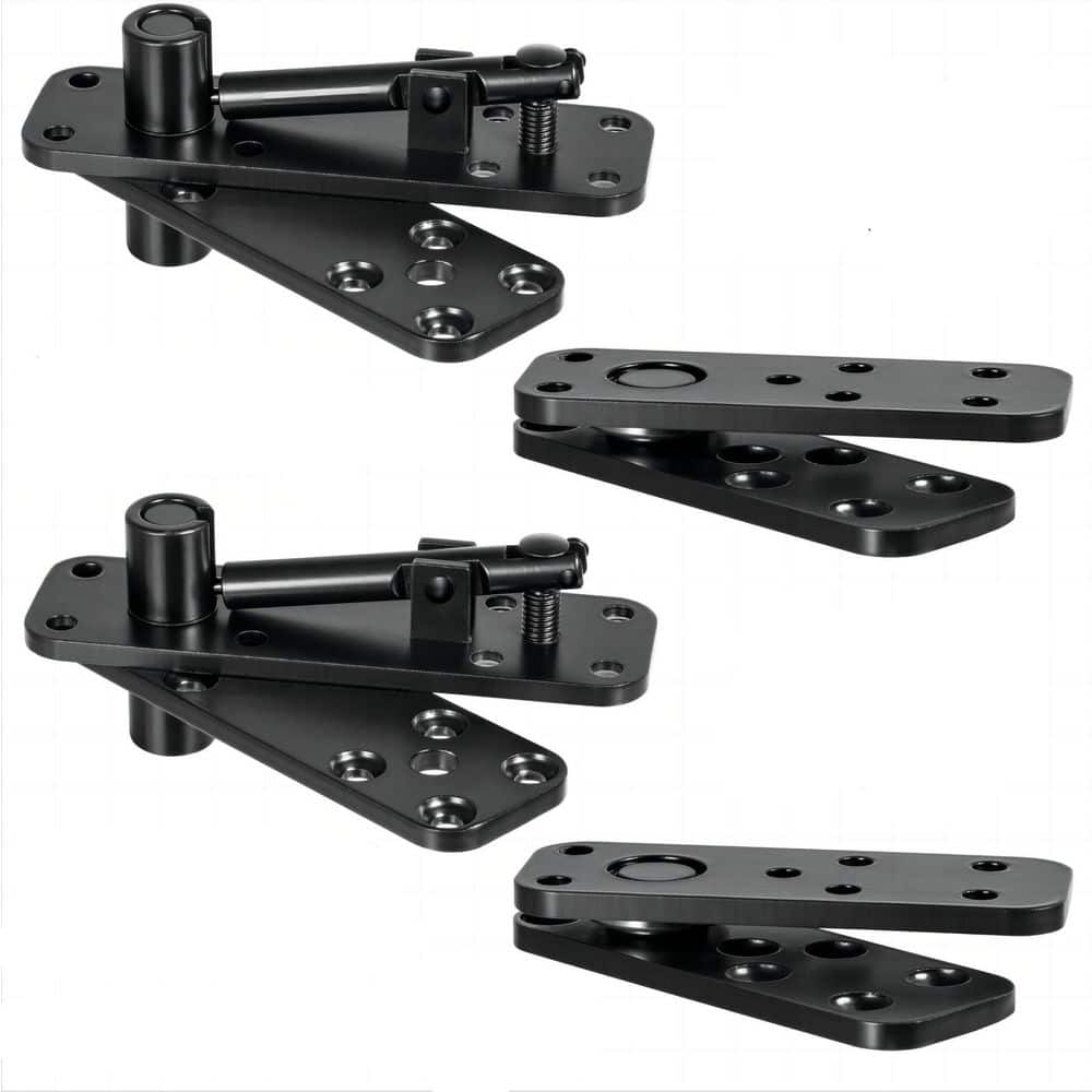 Numhew 2 Pcs 570 lb. Load-Bearing Thickened Solid Stainless Steel 360° Swinging Pivot Hinge for SecretDoor Murphy and ShelfDoor