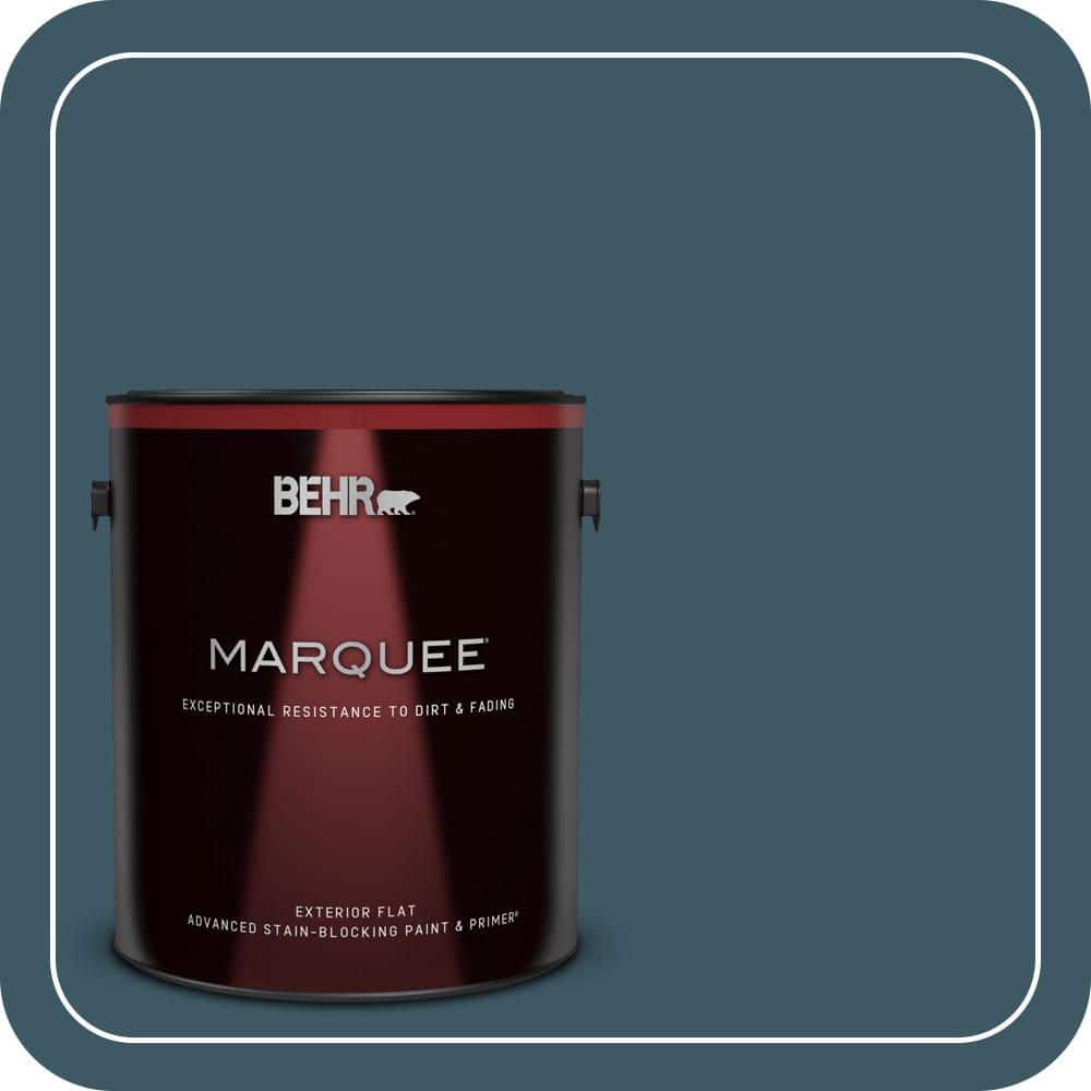 BEHR MARQUEE 1 gal. #530F-7 Rain Storm Flat Exterior Paint & Primer