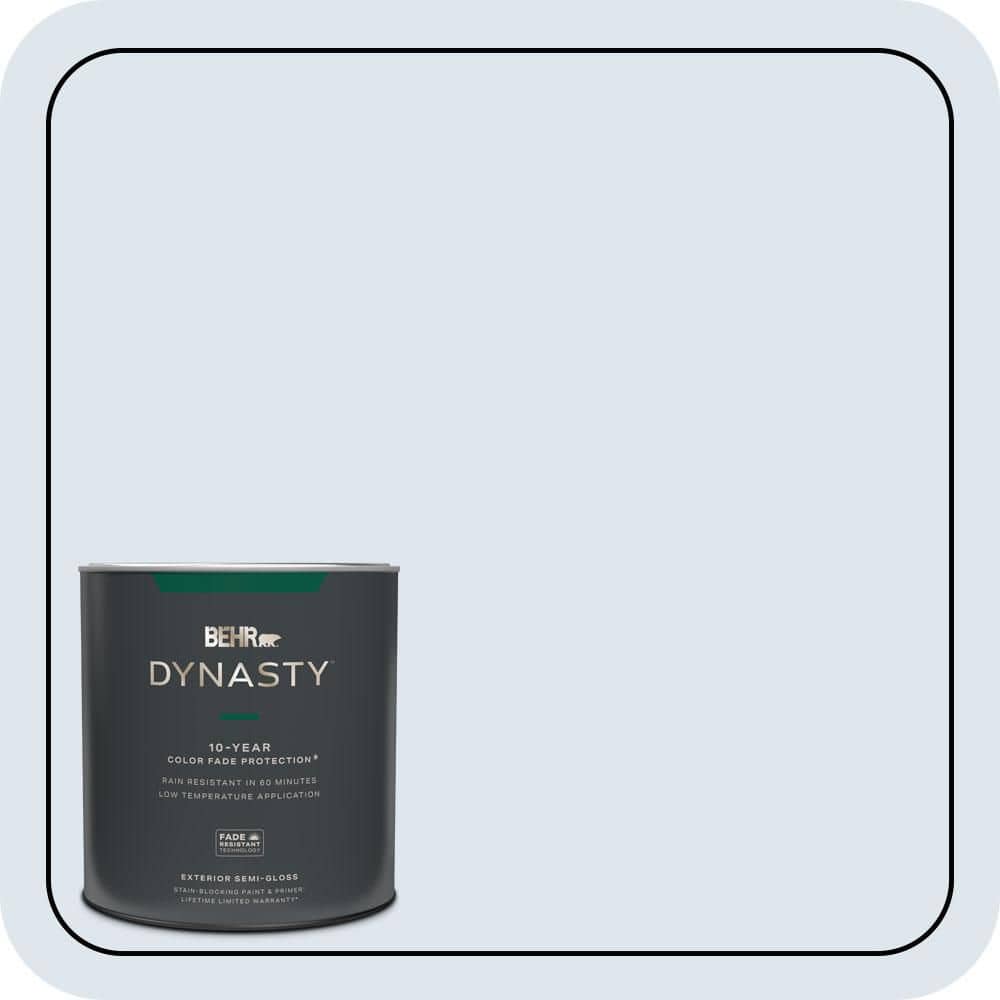 BEHR DYNASTY 1 qt. #580C-1 Diamond Light Semi-Gloss Exterior Stain-Blocking Paint & Primer