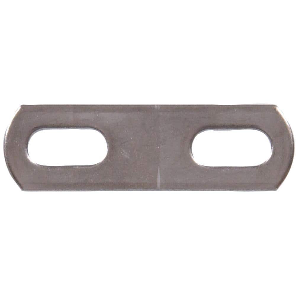 Hardware Essentials . 3-1/2 in. . Stainless Steel U-Bolt with Plate and Hex Nuts
