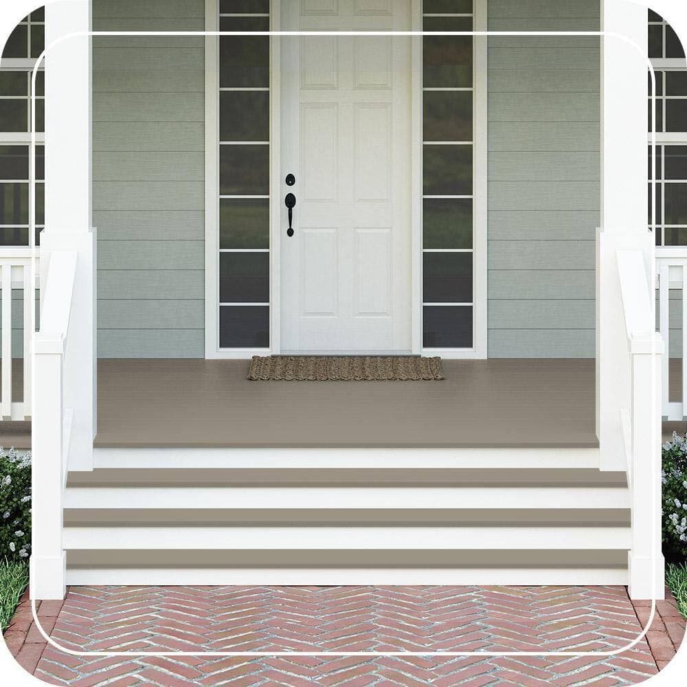 BEHR PREMIUM #HDC-CT-20 Textured Low-Lustre Enamel Interior/Exterior Porch and Patio Anti-Slip Floor Paint (2)