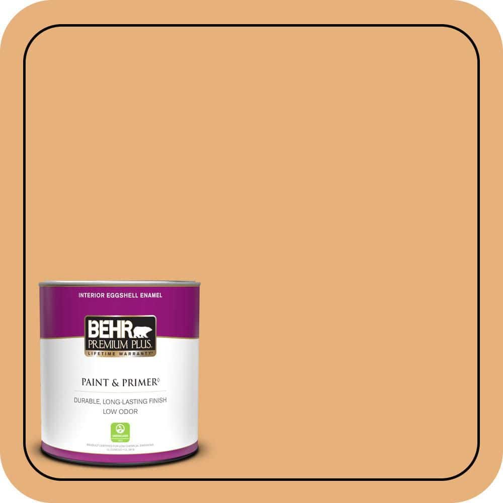 BEHR PREMIUM PLUS #M240-5 Squash Bisque Enamel Low Odor & Primer