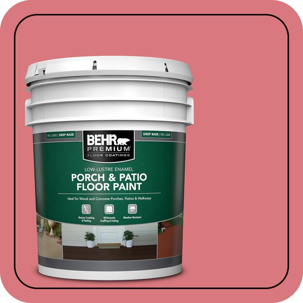 BEHR PREMIUM #P160-4 Low-Lustre Enamel Interior/Exterior Porch and Patio Floor Paint (1)