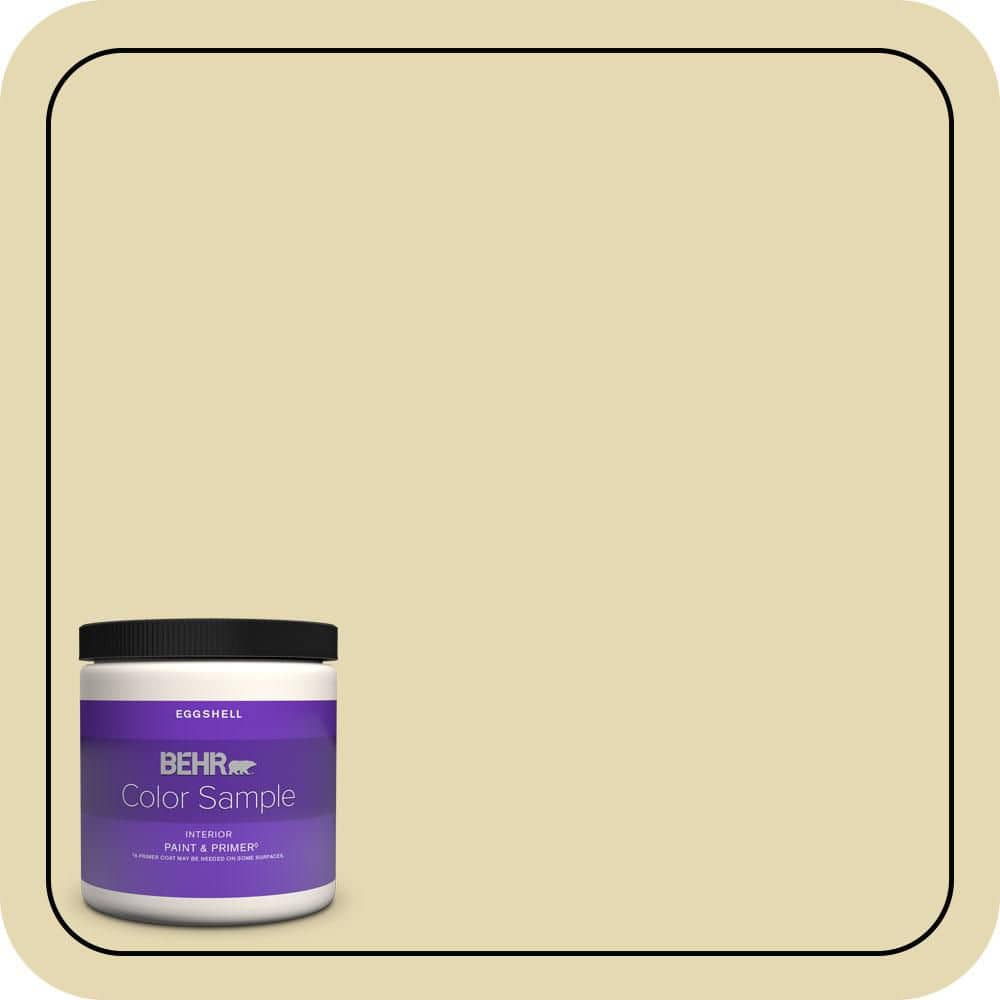 BEHR PREMIUM PLUS #MQ3-42 Honey Mist Enamel & Primer Color Sample (1)