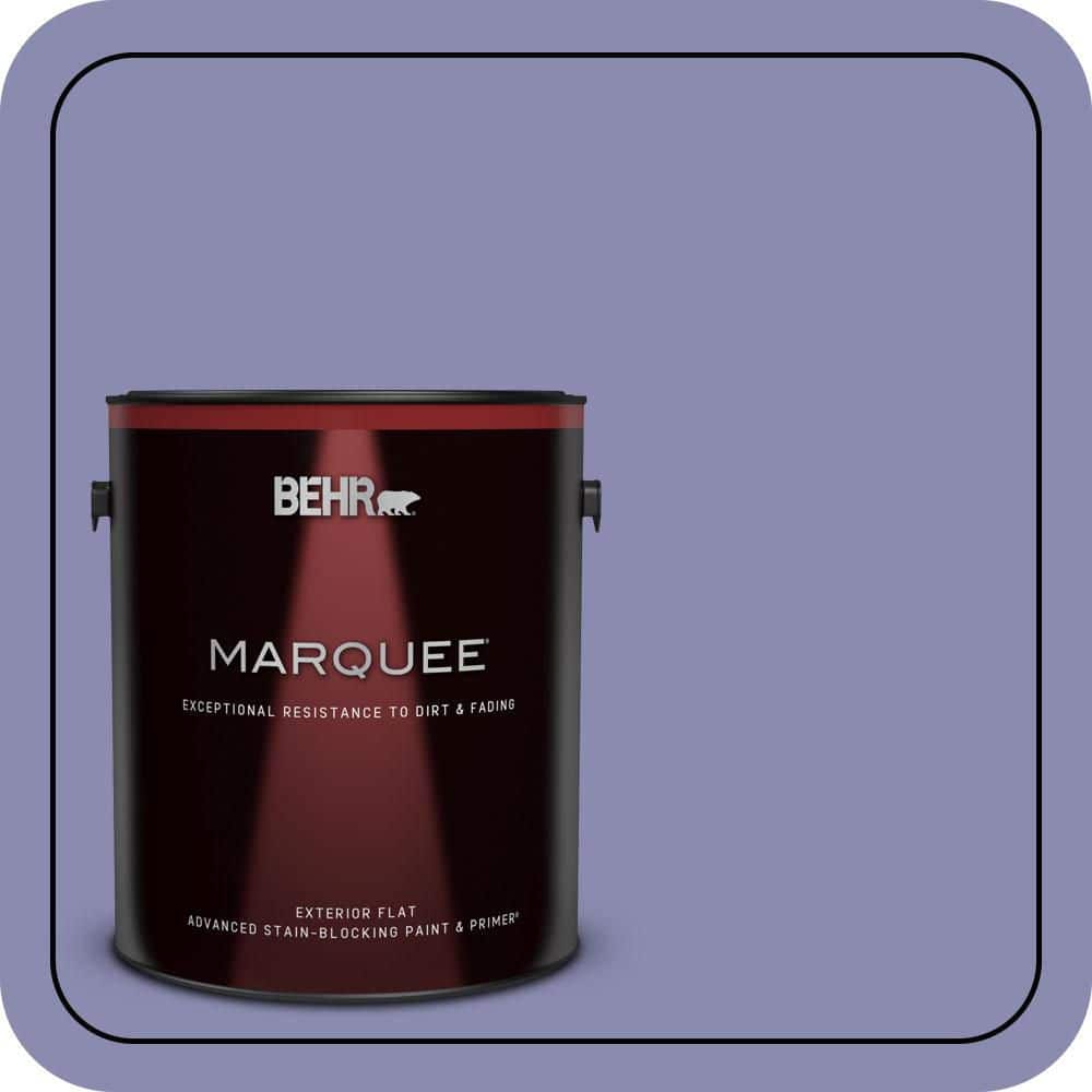 BEHR MARQUEE 1 gal. #M550-5 Violet Aura Flat Exterior Paint & Primer (1)