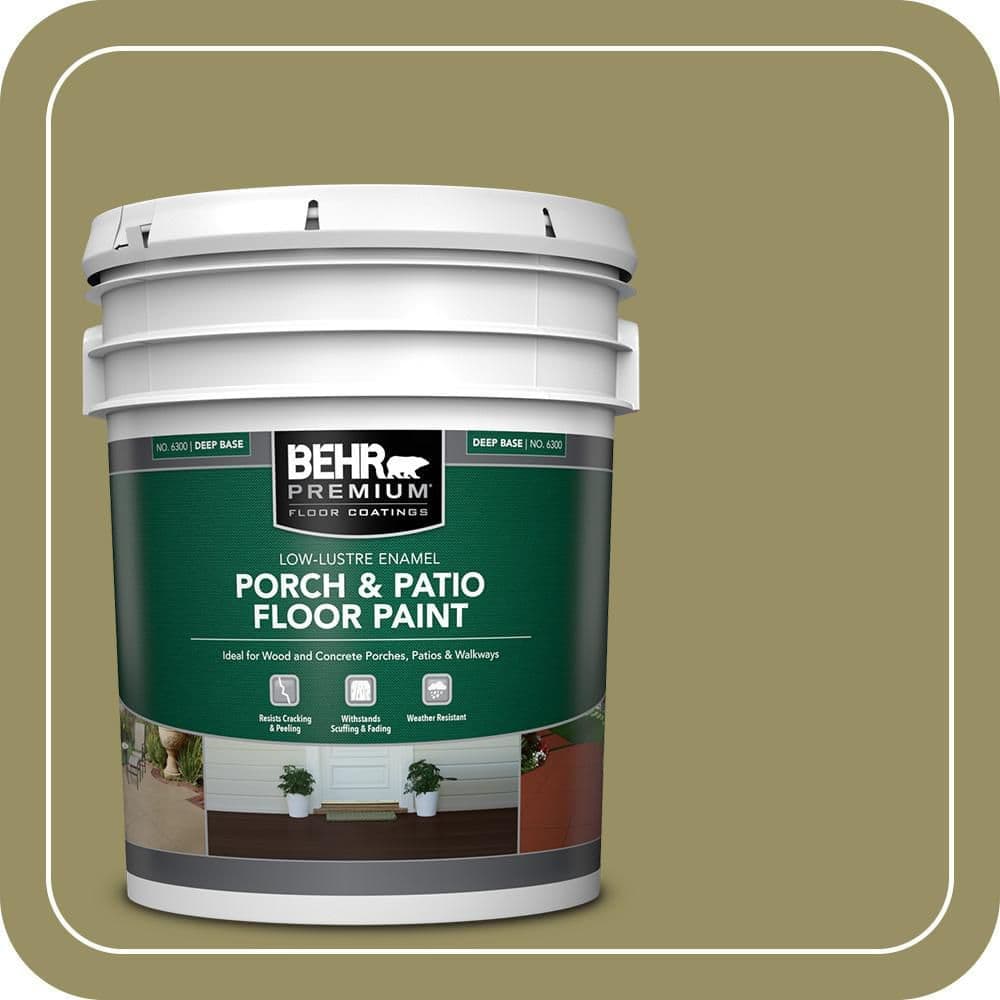 BEHR PREMIUM #390F-6 Low-Lustre Enamel Interior/Exterior Porch and Patio Floor Paint (1)