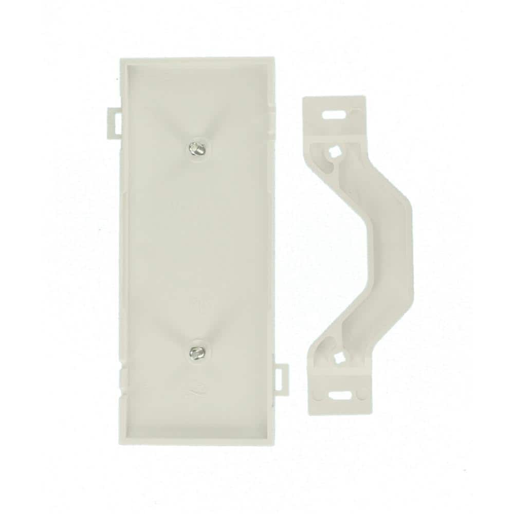 Leviton 1-Gang White Blank Plate Nylon Standard Sectional Center Panel Wall Plate (1-Pack) PSC14-W (2)