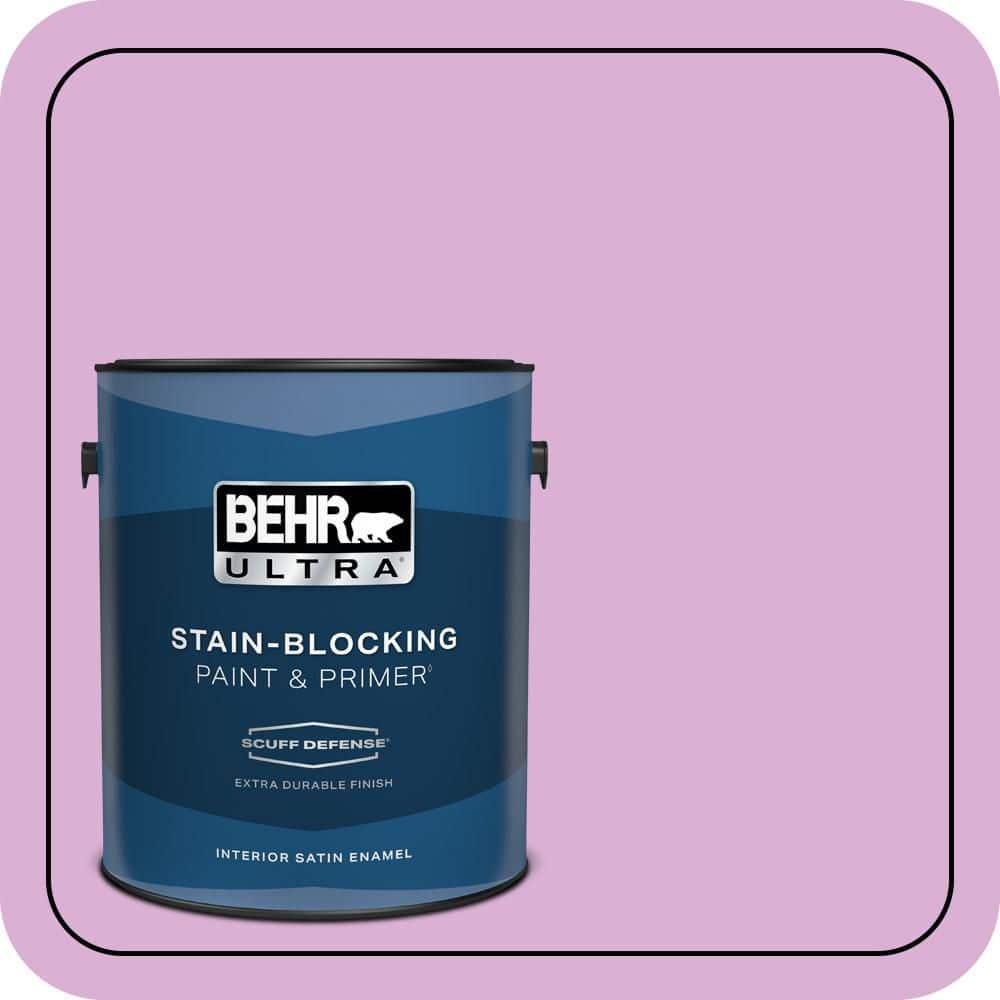 BEHR ULTRA 1 gal. #P110-3 BFF Extra Durable Satin Enamel Interior Paint & Primer