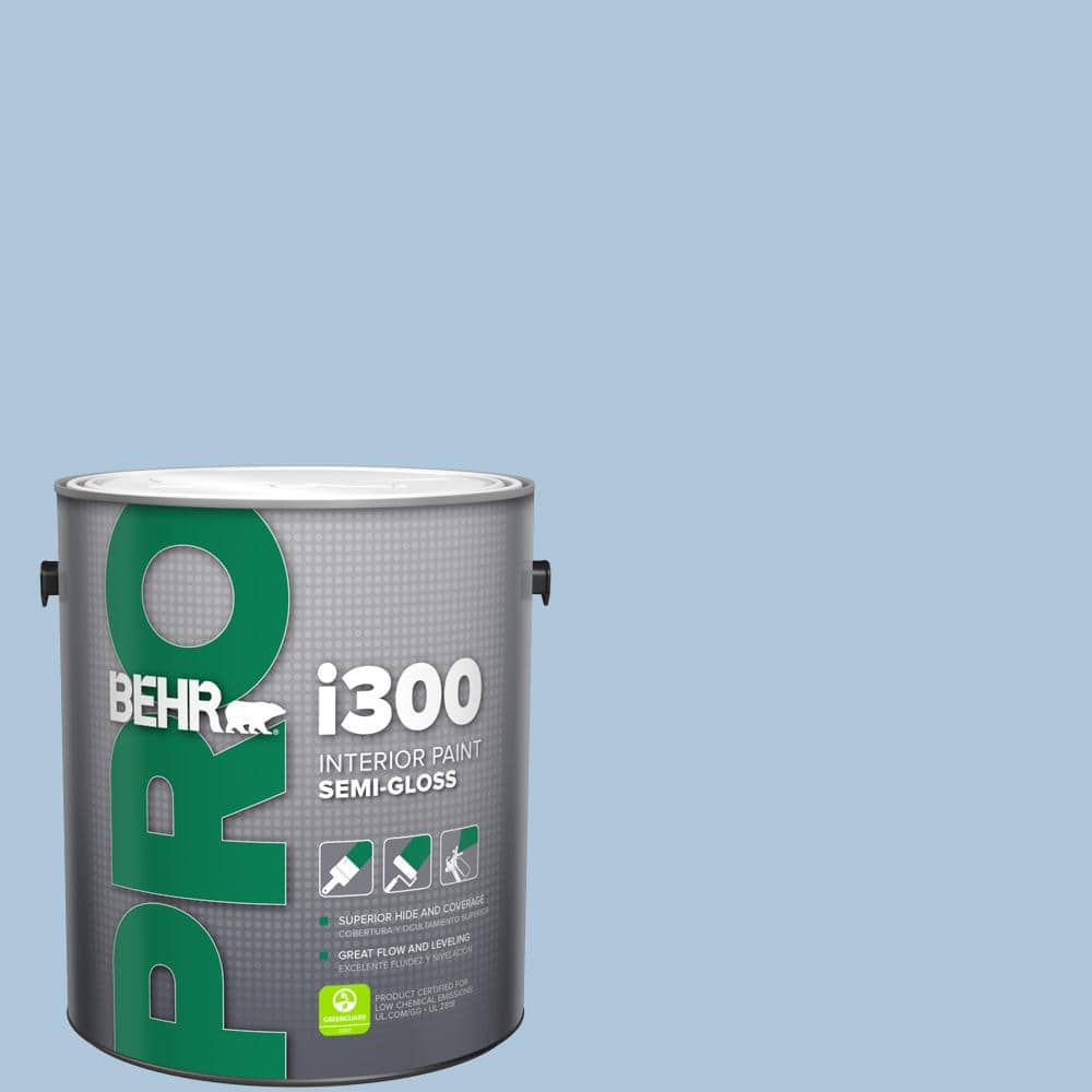 BEHR PRO 1 gal. #PPU14-13 Caspian Tide Semi-Gloss Interior Paint