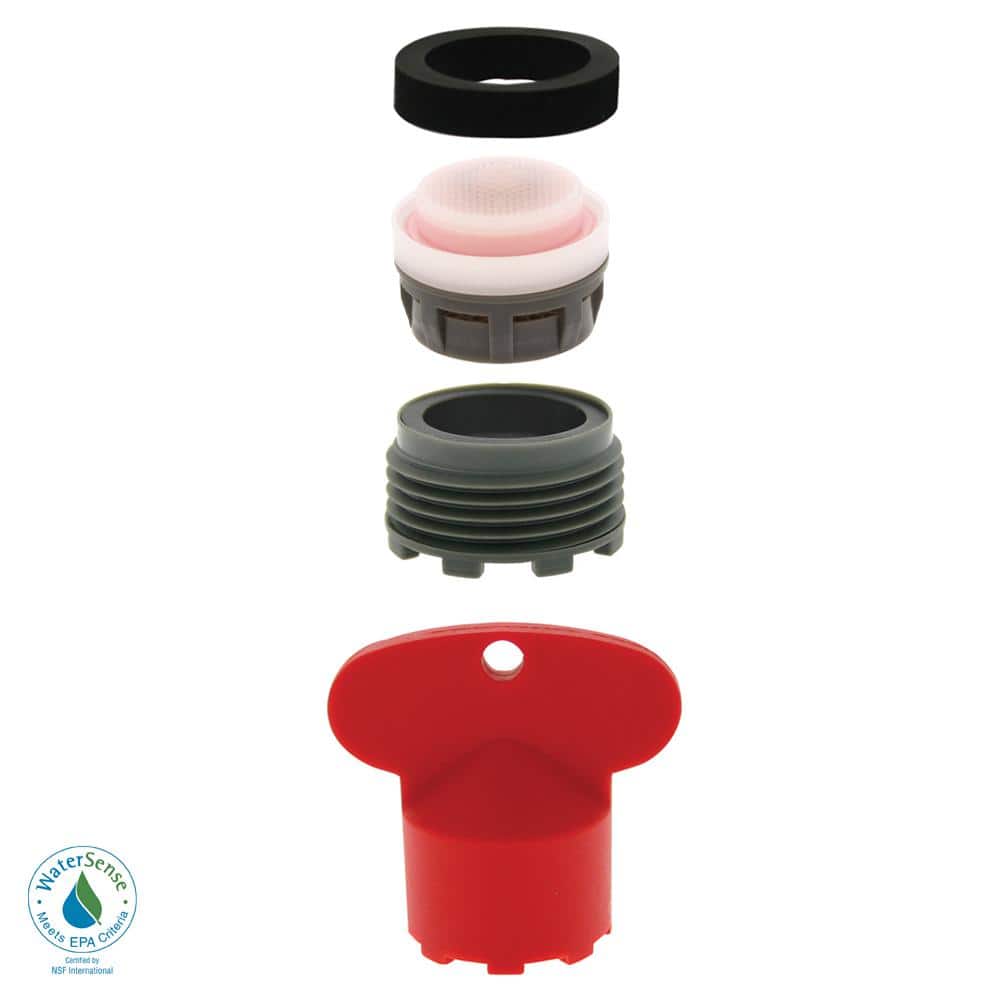 NEOPERL M21.5x1.5 PCA 1.2 GPM Moen Water-Saving Hidden Aerator with Key (1)
