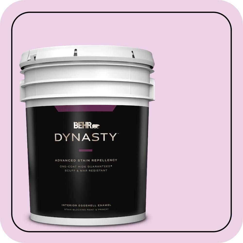 BEHR DYNASTY 5 gal. #670A-2 Champagne Elegance Eggshell Enamel Interior Stain-Blocking Paint & Primer