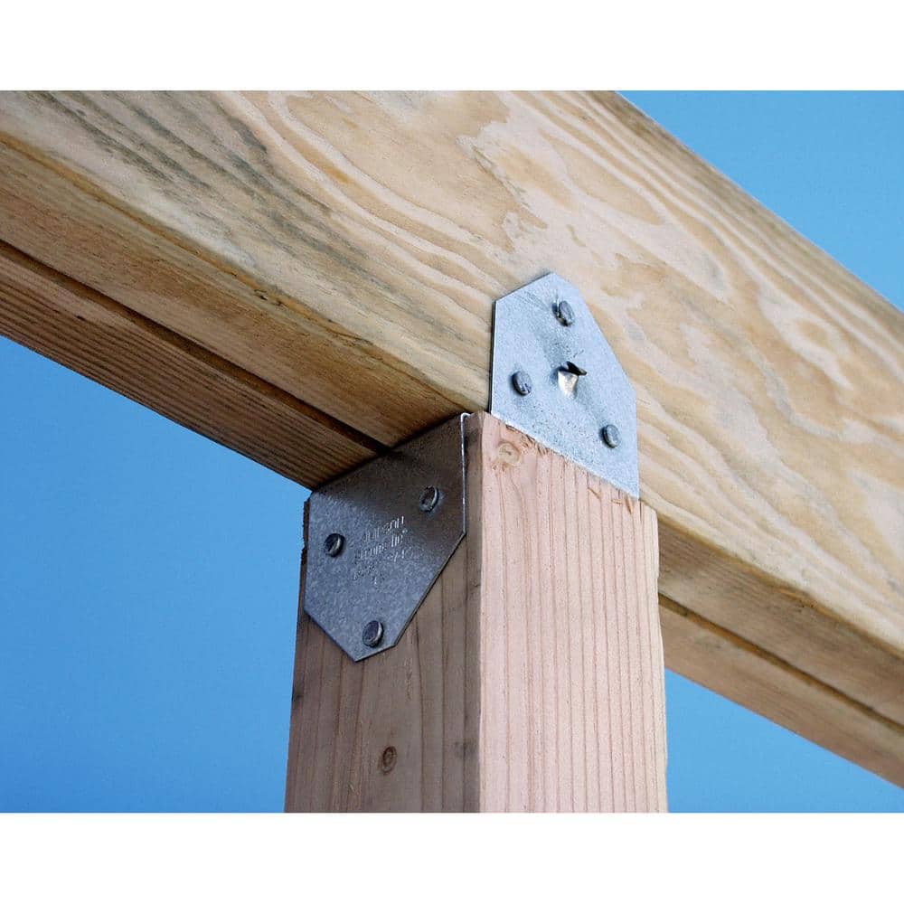 Simpson Strong-Tie BCS Galvanized Post Cap for Double 2x Beam, 4x Post (4)