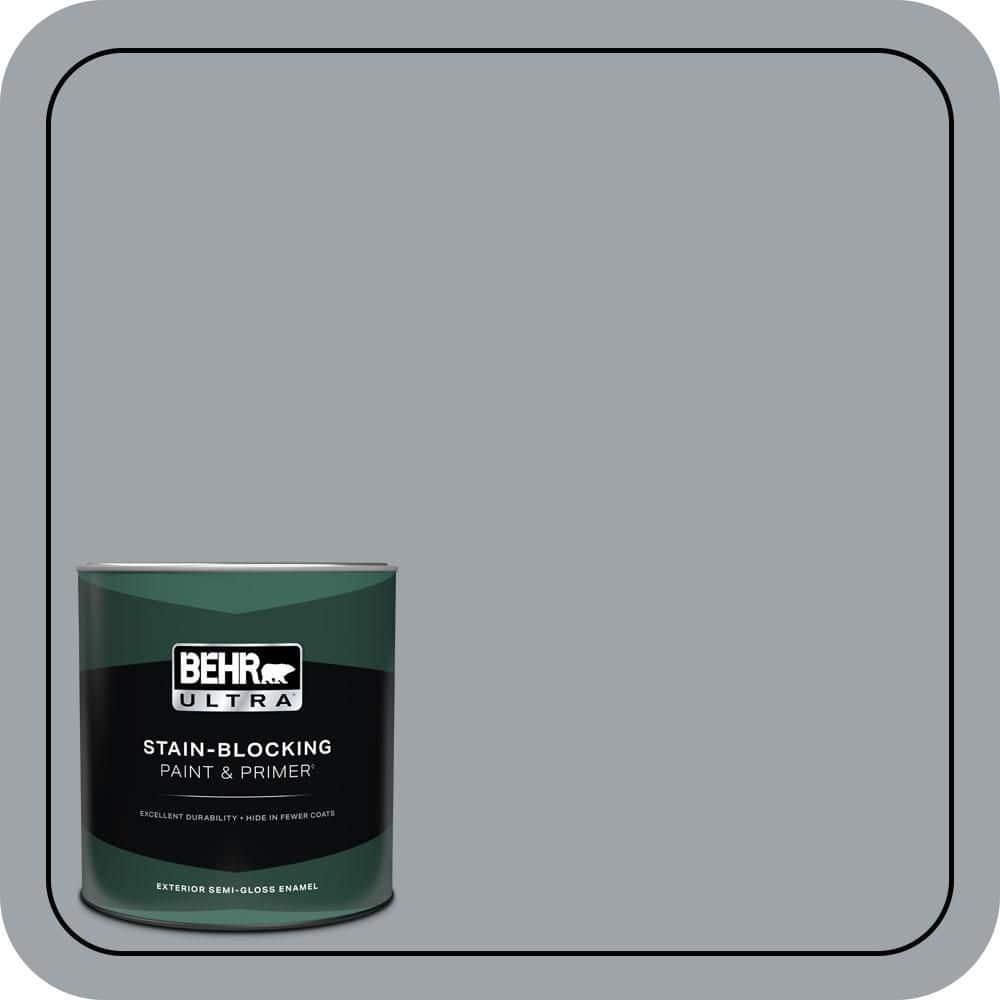 BEHR ULTRA 1 qt. #N510-4 Supernova Semi-Gloss Enamel Exterior Paint & Primer