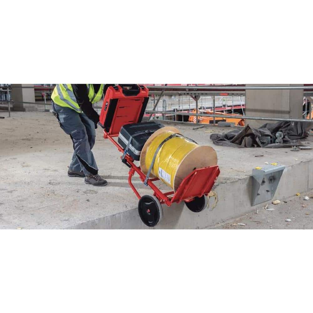 Hilti 330 lbs. Capacity Folding Utility Cart with 2-Wheels, Straps and 3-Shelves (2)