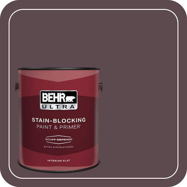 BEHR PREMIUM PLUS #100F-7 Deep Aubergine Enamel Low Odor & Primer (2)