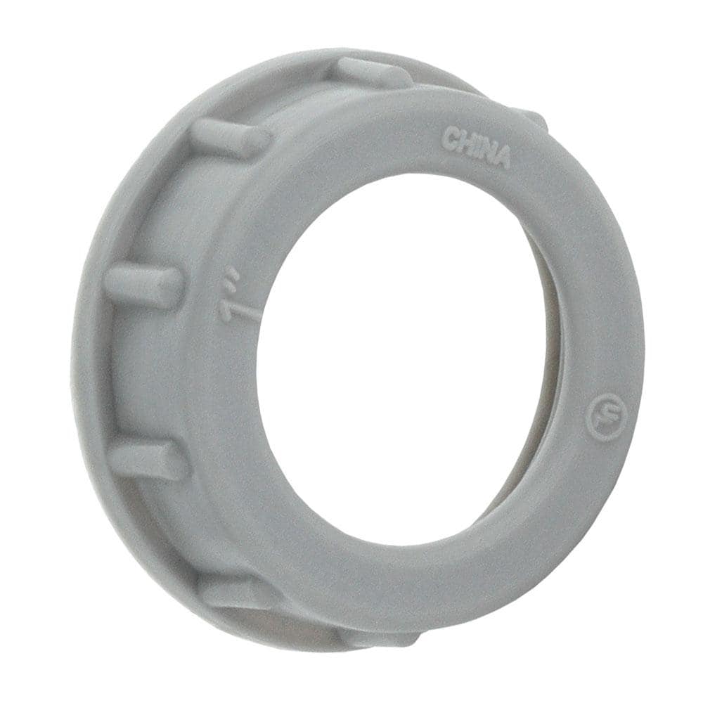 Commercial Electric 1 in. Rigid Metal Conduit (RMC) Plastic Insulating Bushing (2-Pack) (1)