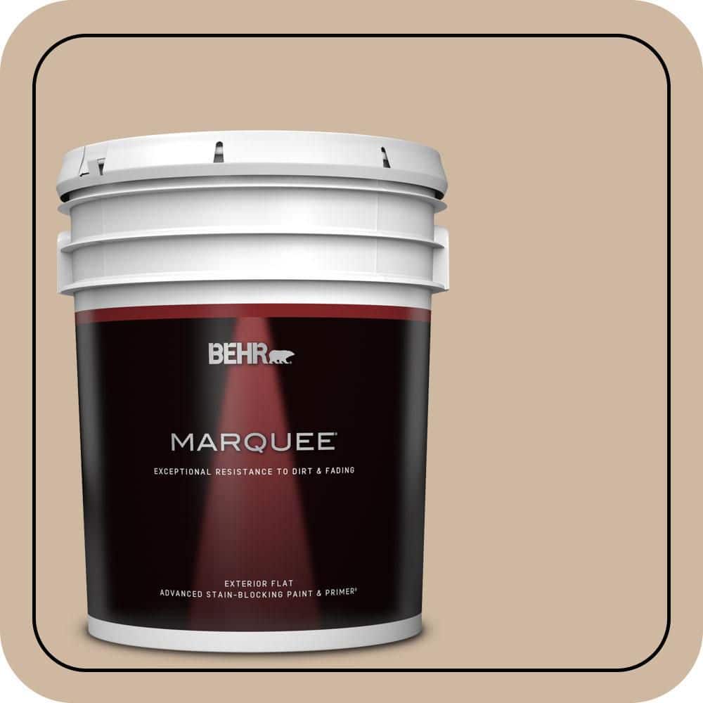 BEHR MARQUEE 5 gal. #N240-3 Sonoran Desert Flat Exterior Paint & Primer (1)
