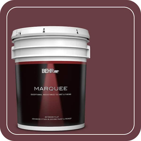 BEHR MARQUEE 5 gal. #T14-11 Imperial Jewel Flat Exterior Paint & Primer (2)