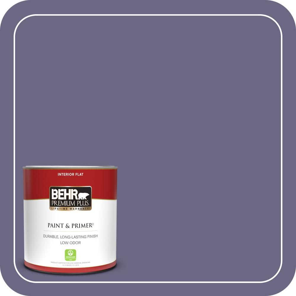 BEHR PREMIUM PLUS #PPU16-18 Hyacinth Arbor Enamel Low Odor & Primer (1)