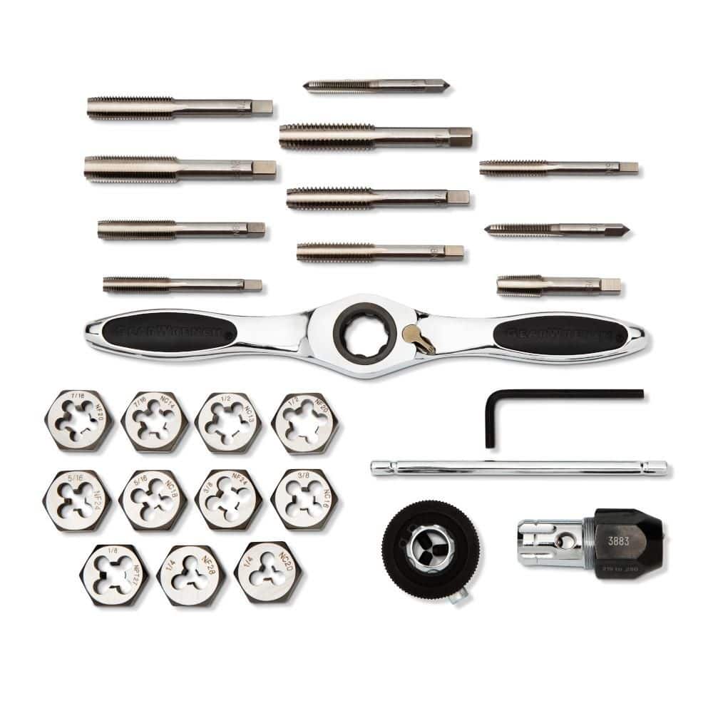 GEARWRENCH SAE Ratcheting Tap and Die Set (27-Piece) (2)