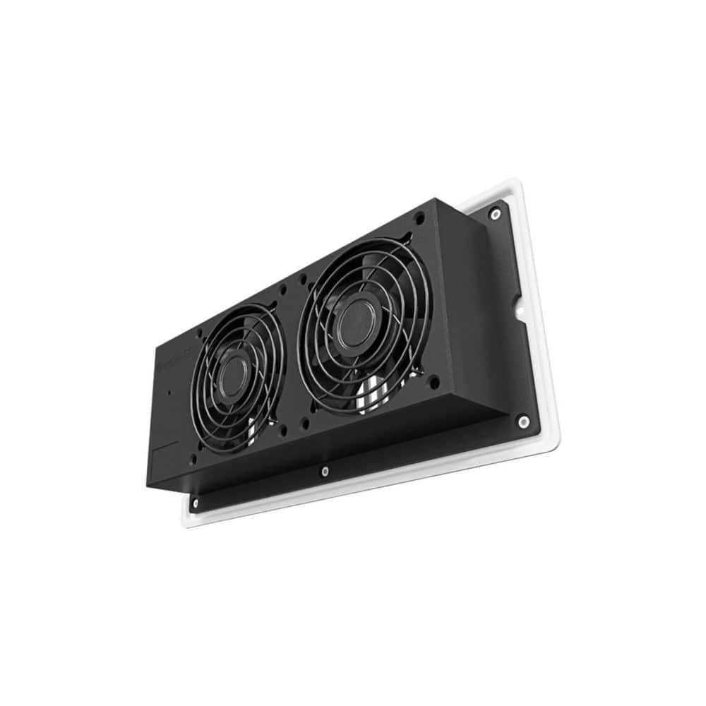 QuietCool 123 CFM 4 in. x 10 in. Register Booster Fan with Automatic Thermostat and App Control (3)