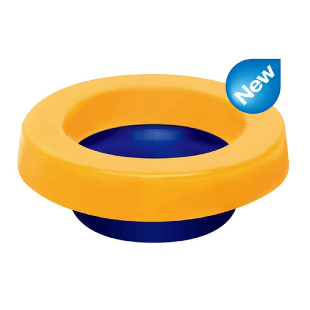 Wexstar Elastic Toilet Gasket (Wax Free) with Toilet Bolts Included
