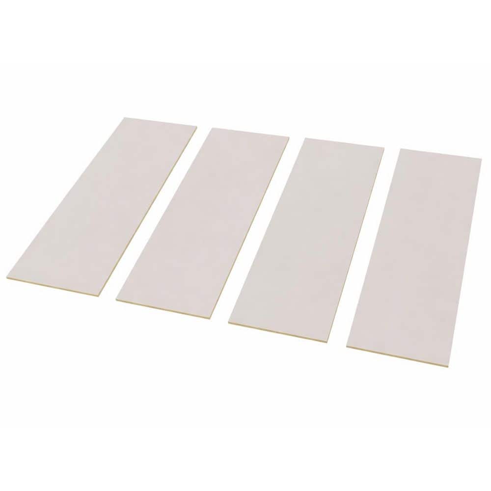 Walls-To-Go 1/8 in. x 2 ft. x 4 ft. Gray Cashmere Set of Composite Square Edge Decorative Wall Paneling (32 SF in 4-Pack) (1)