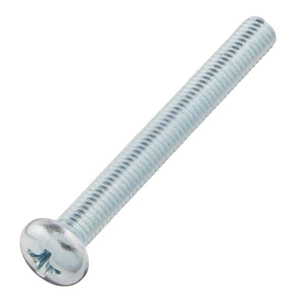 Everbilt M5-0.8x45mm Zinc Pan Head Phillips Drive Machine Screw 2-Pieces (2)