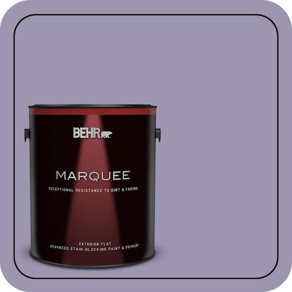 BEHR MARQUEE 1 gal. #S570-4 Night Music Flat Exterior Paint & Primer (2)