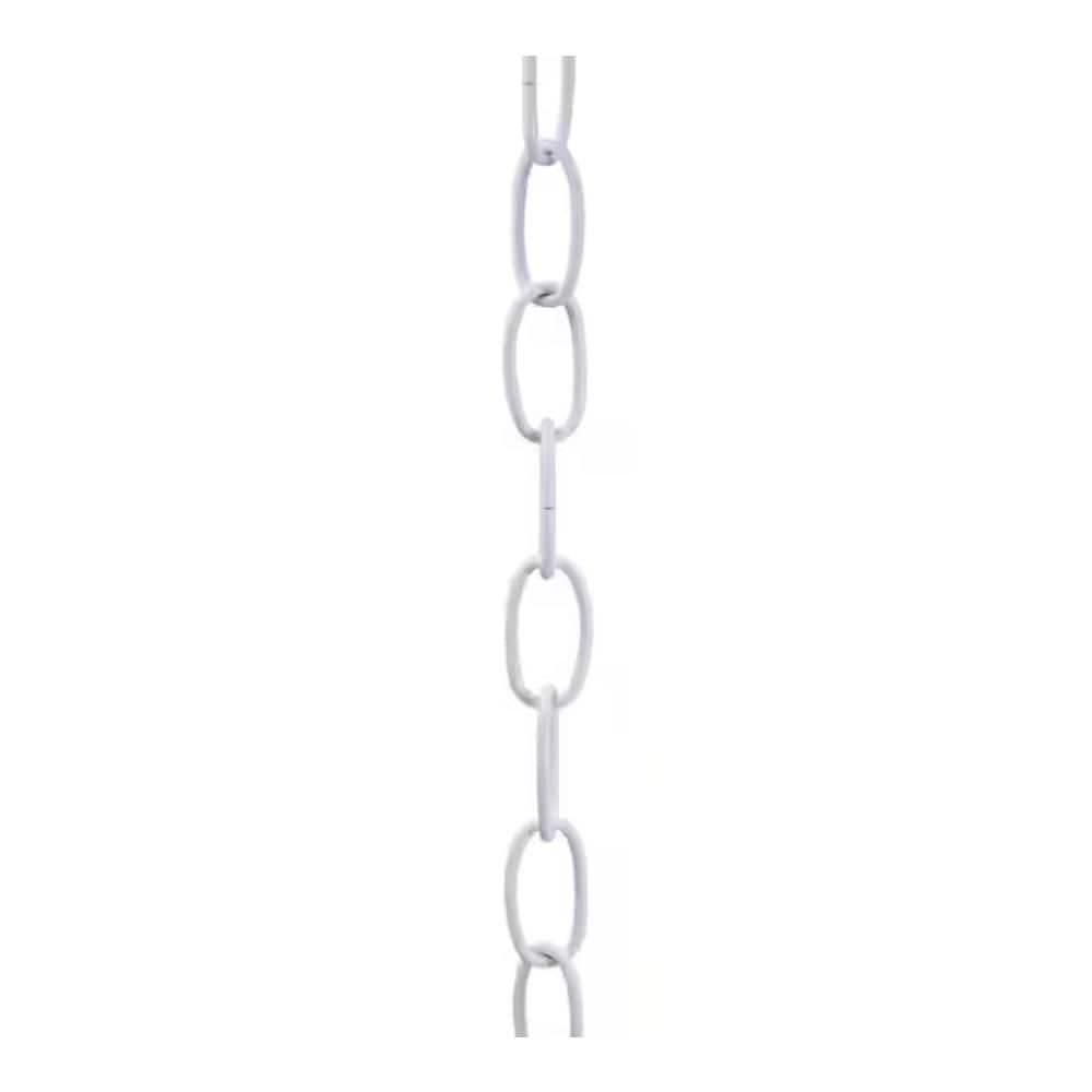 Bel Air Lighting 3 ft. 11-Gauge White Chain for Hanging Pendant Lights, Chandeliers, and Swag Lights (2)