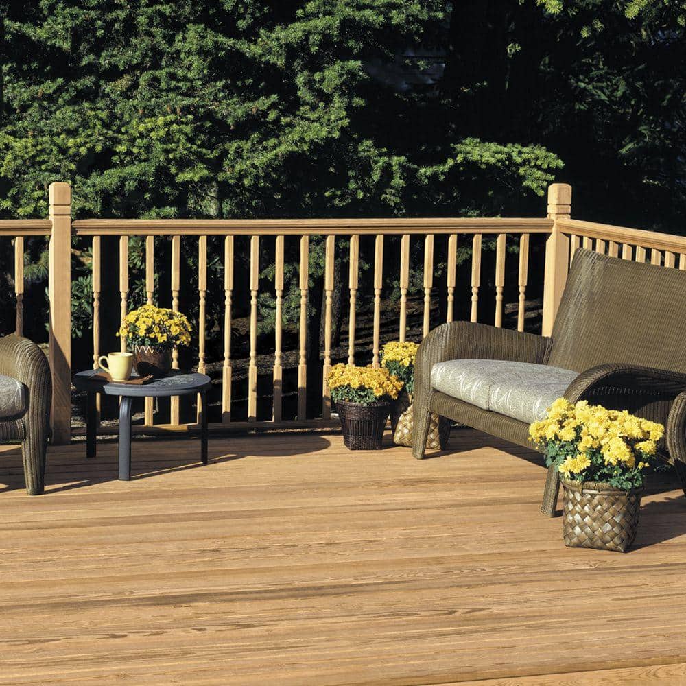 WeatherShield 2 in. x 2 in. x 36 in. Pressure-Treated Wood Square Classic Spindle (16-Pack) (2)