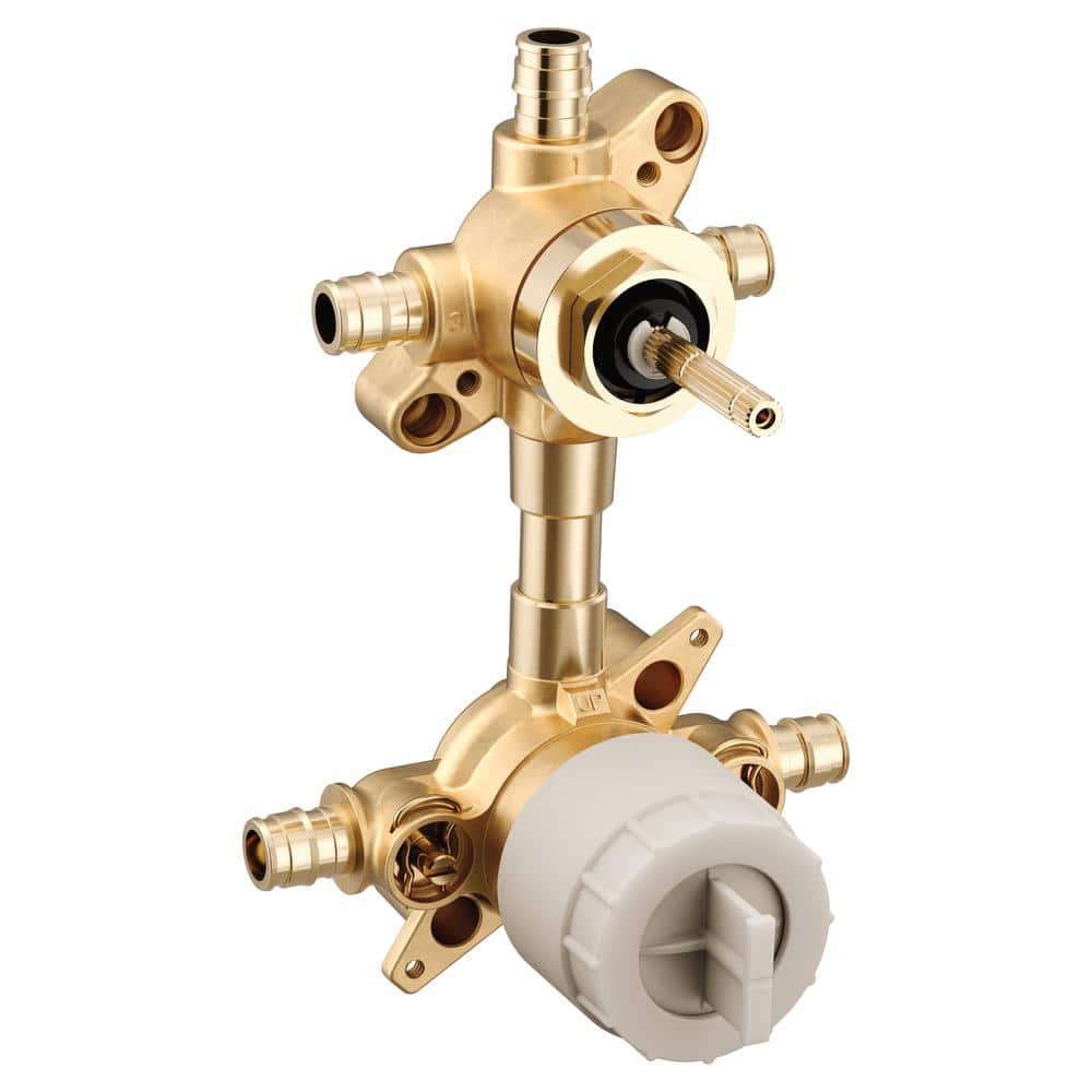 MOEN M-CORE Valve with 2 or 3 Function Integrated Transfer Valve with Cold Expansion PEX Connections and Stops (1)