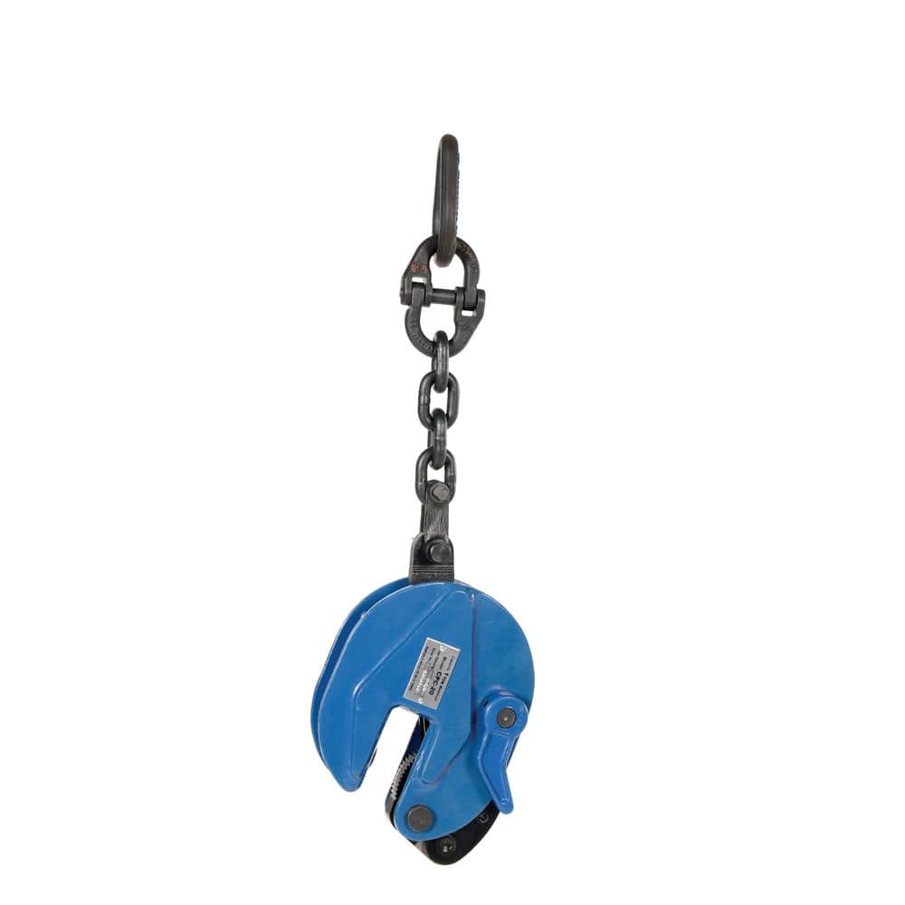 Vestil 2000 lbs. Vertical Plate Clamp with Chain (1)