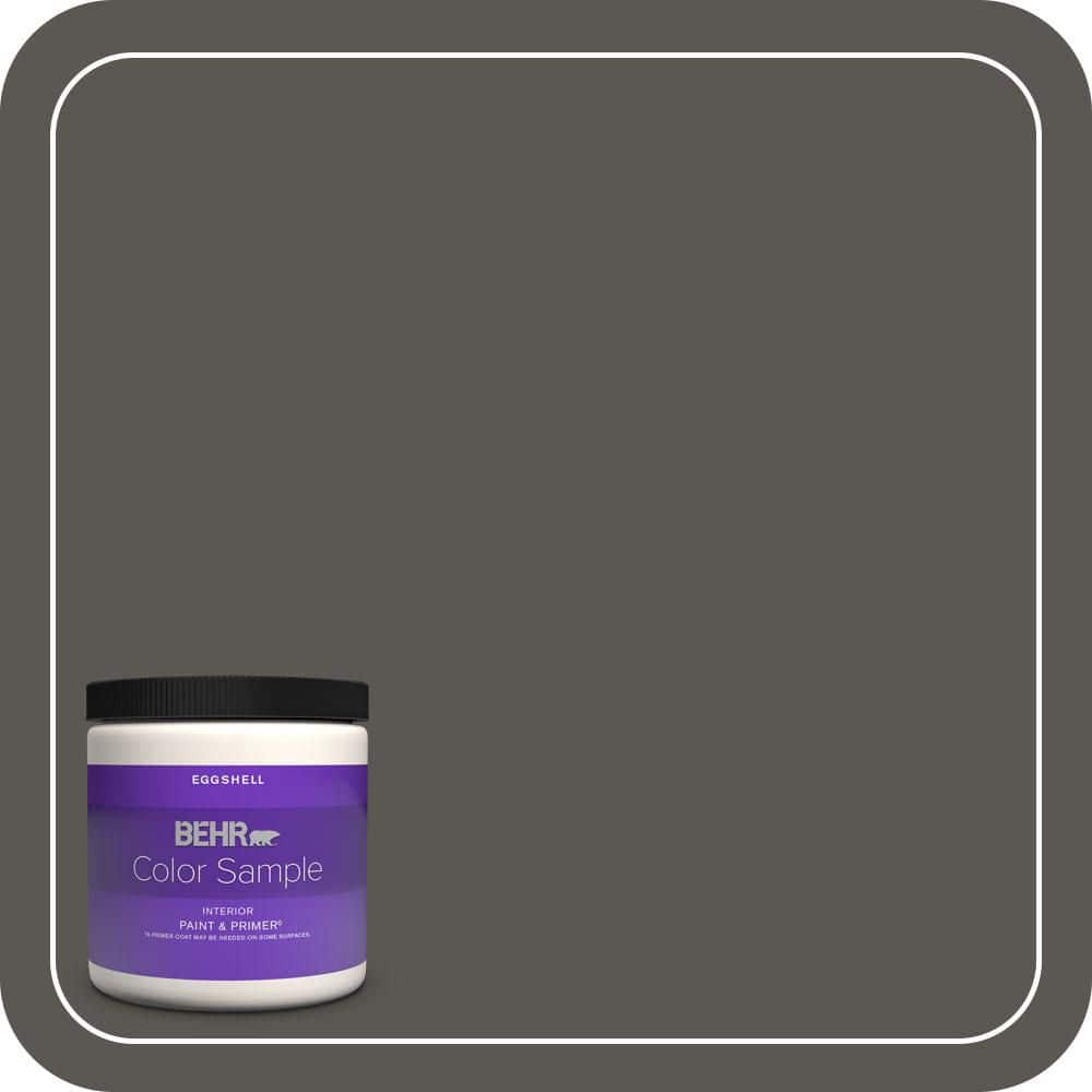 BEHR PREMIUM PLUS 8 oz. #MQ2-62 Peppery Eggshell Enamel Interior Paint & Primer Color Sample (1)
