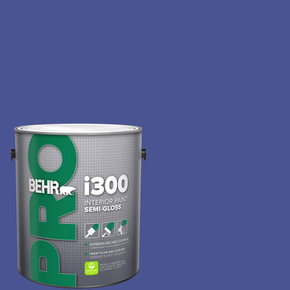 BEHR PRO 1 gal. #P540-7 Canyon Iris Semi-Gloss Interior Paint