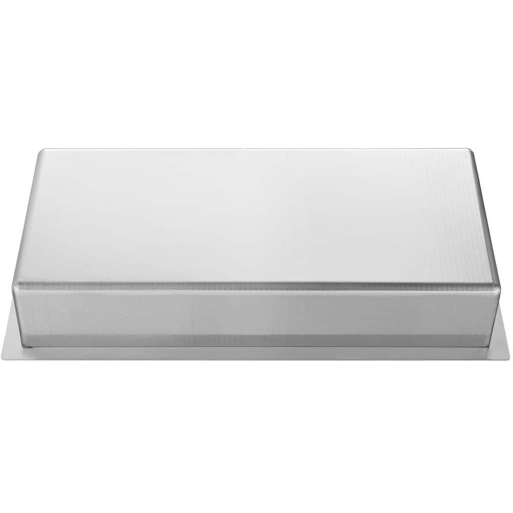 AKDY HEX 12 in. W x 24 in. H x 4 in. D Double Shelf Bathroom Shower Wall Niche in Brushed Stainless Steel (3)