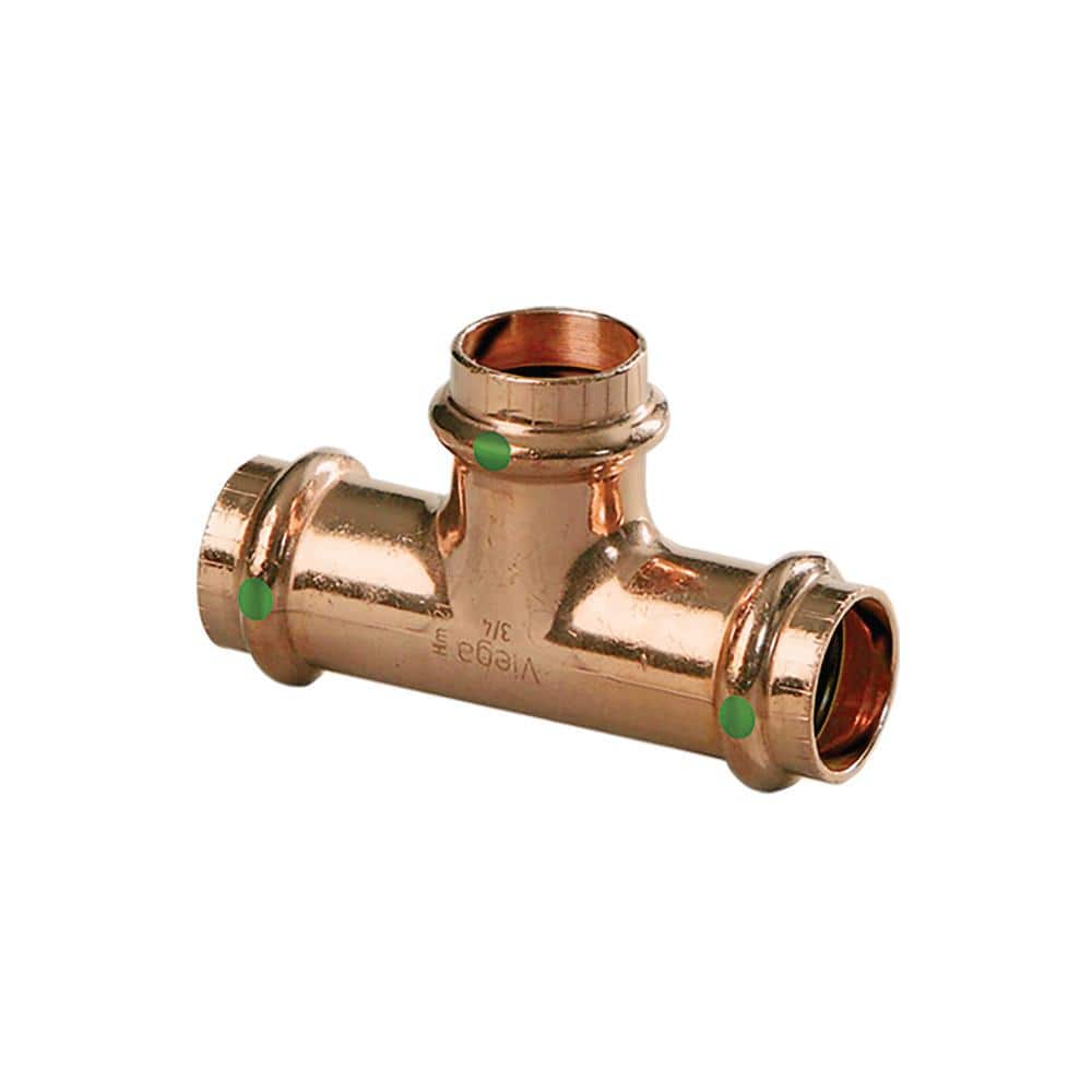 Viega ProPress 2 in. Press Copper Tee