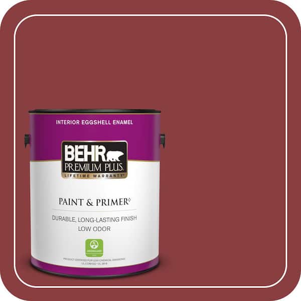 BEHR PREMIUM PLUS #HDC-WR14-11 Cranberry Tart Interior/Exterior Paint & Primer Color Sample (3)
