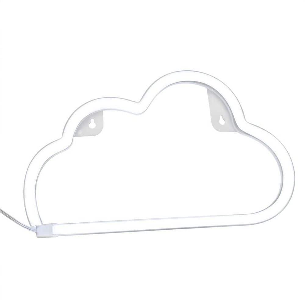 Afoxsos Cloud Series LED Neon Wall Decor Sign USB or Battery Powered for Bedroom Aesthetic Teen Girl Kid Room Party (1)