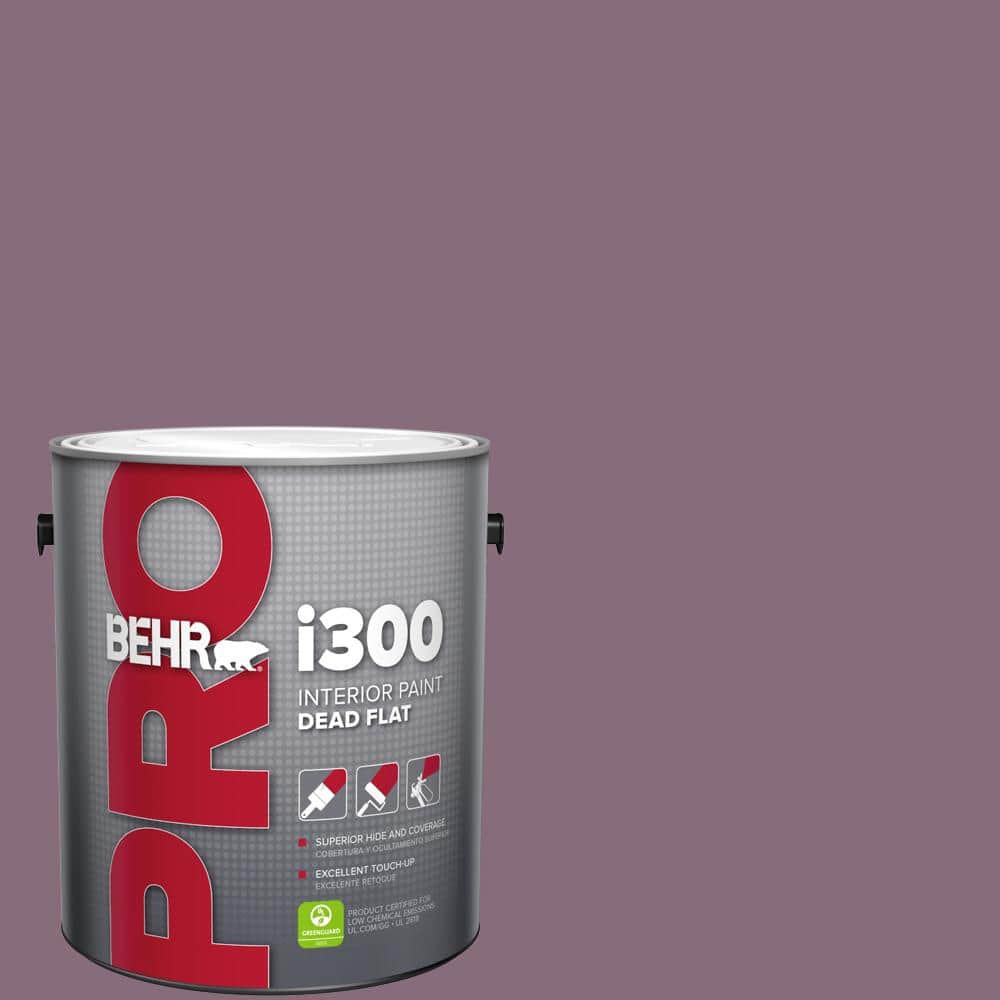 BEHR PRO 1 gal. #S110-6 Plum Royale Dead Flat Interior Paint