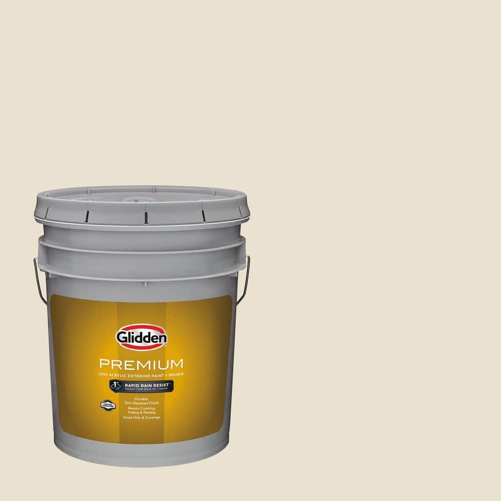Glidden Premium 5 gal. PPG1086-2 Brandied Pears Flat/Matte Exterior Paint