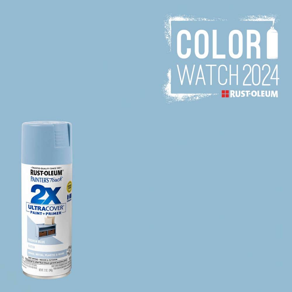Rust-Oleum Painter's Touch 2X 12 oz. Satin French Blue General Purpose Spray Paint