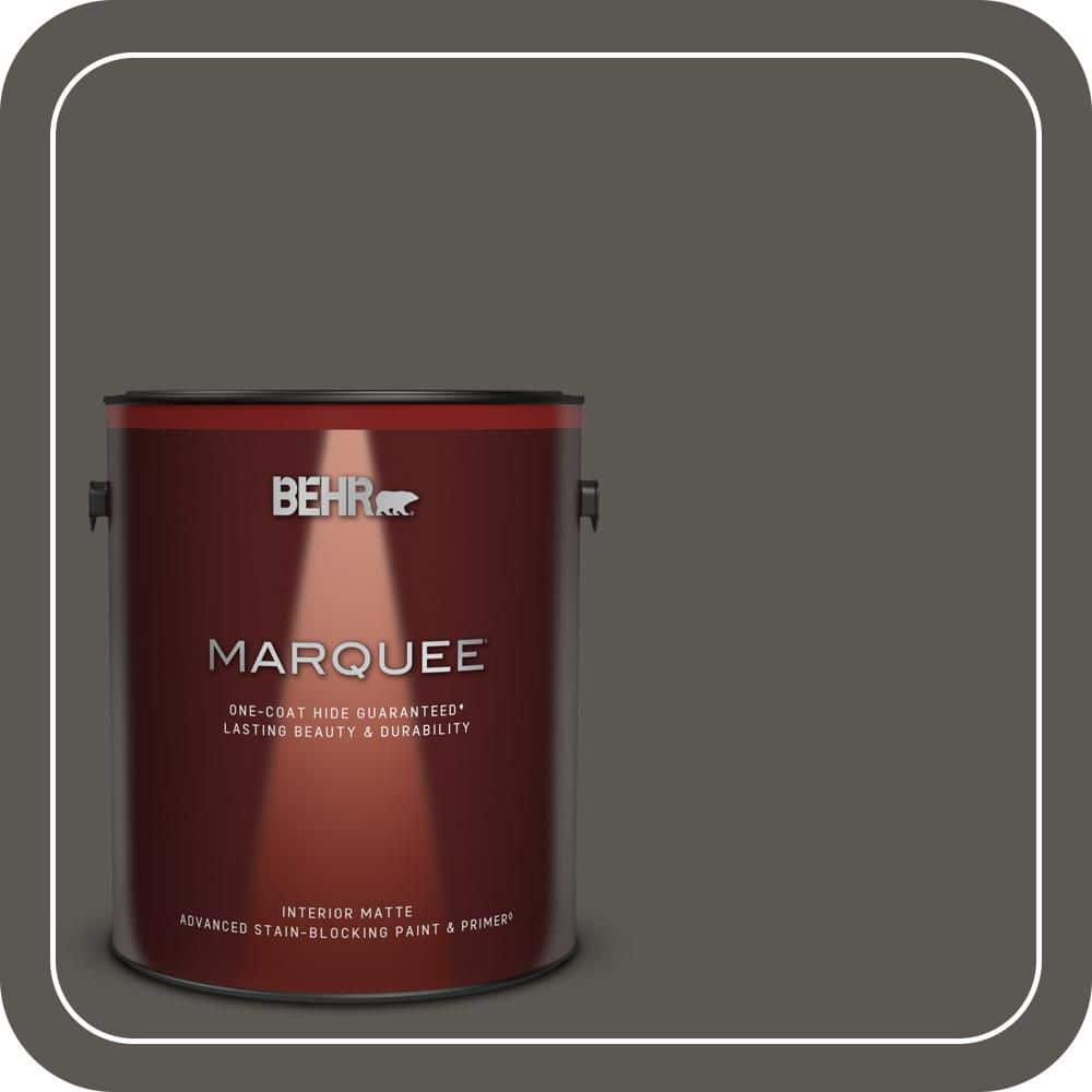 BEHR MARQUEE 1 gal. #MQ2-62 Peppery One-Coat Hide Matte Interior Paint & Primer (1)