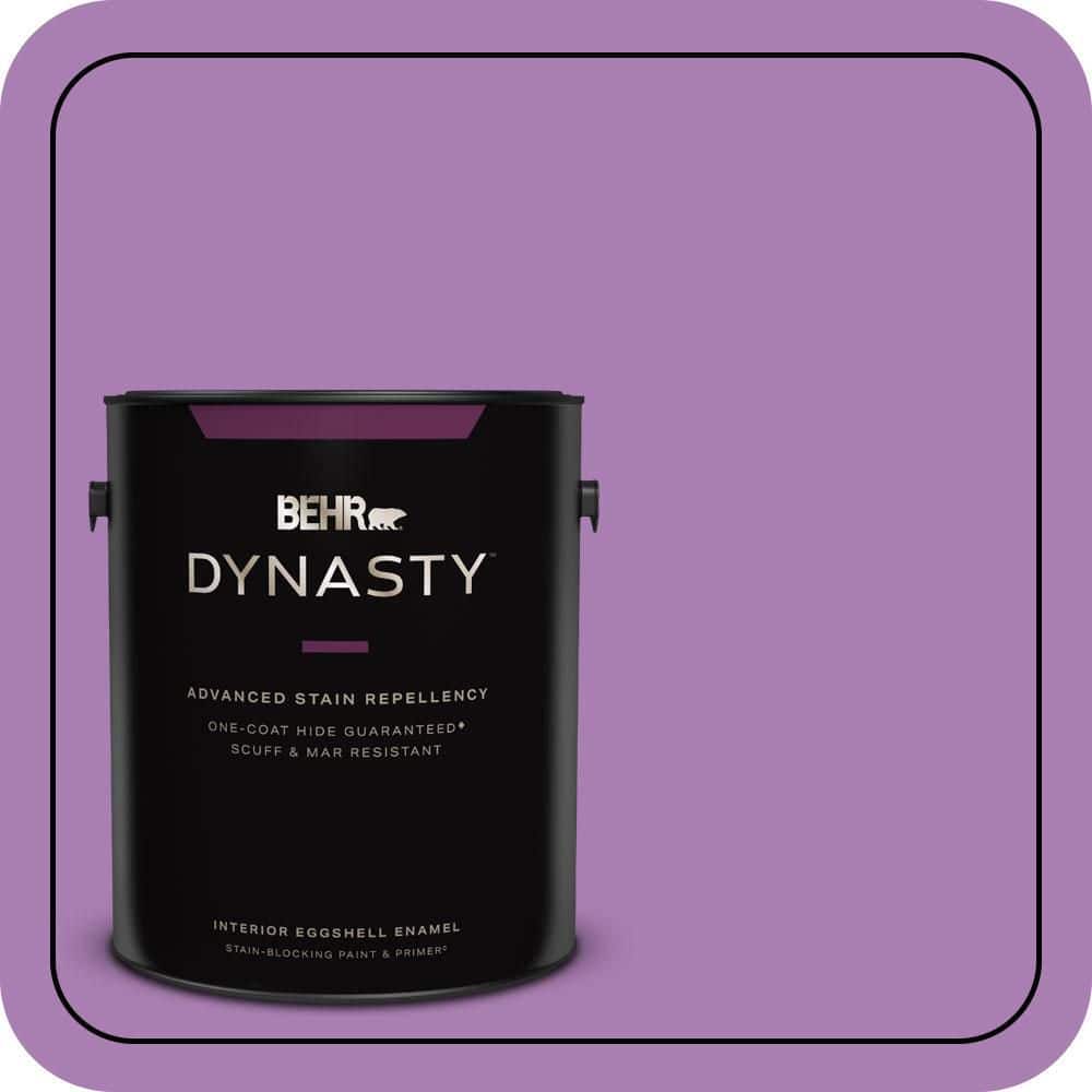 BEHR DYNASTY 1 gal. #P100-5 I Heart Potion Eggshell Enamel Interior Stain-Blocking Paint & Primer